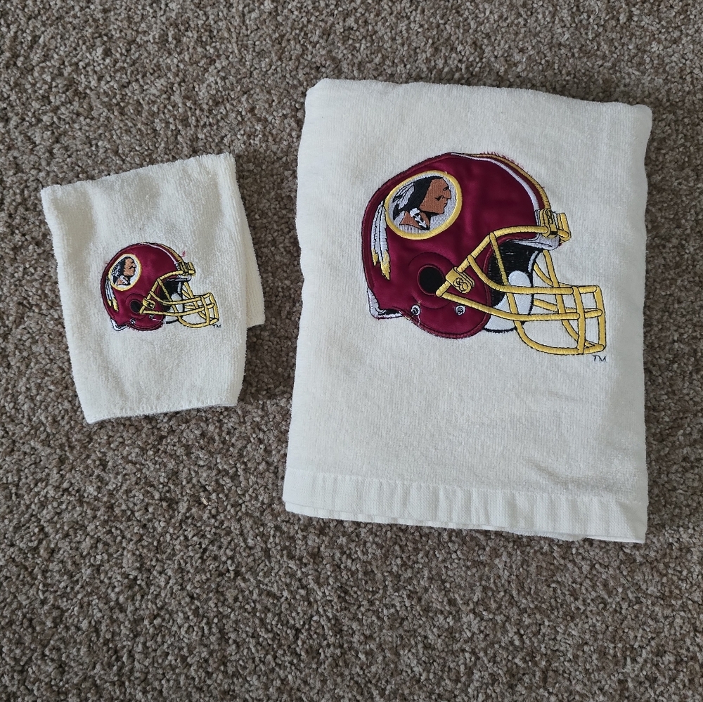 Washington Redskins Helmet Embroidered Towel Set